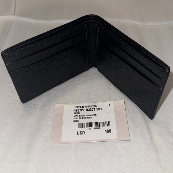 GG MARMONT LEATHER BI-FOLD WALLE - Picture 2 of 3